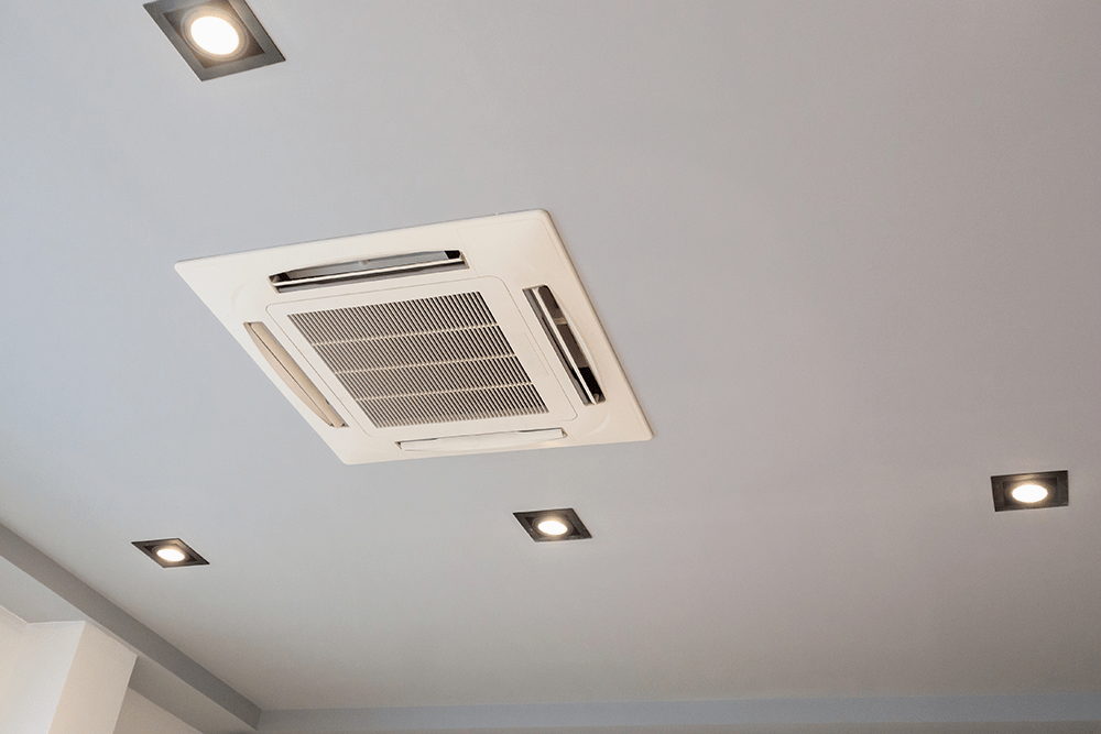 Un VMC installé au plafond